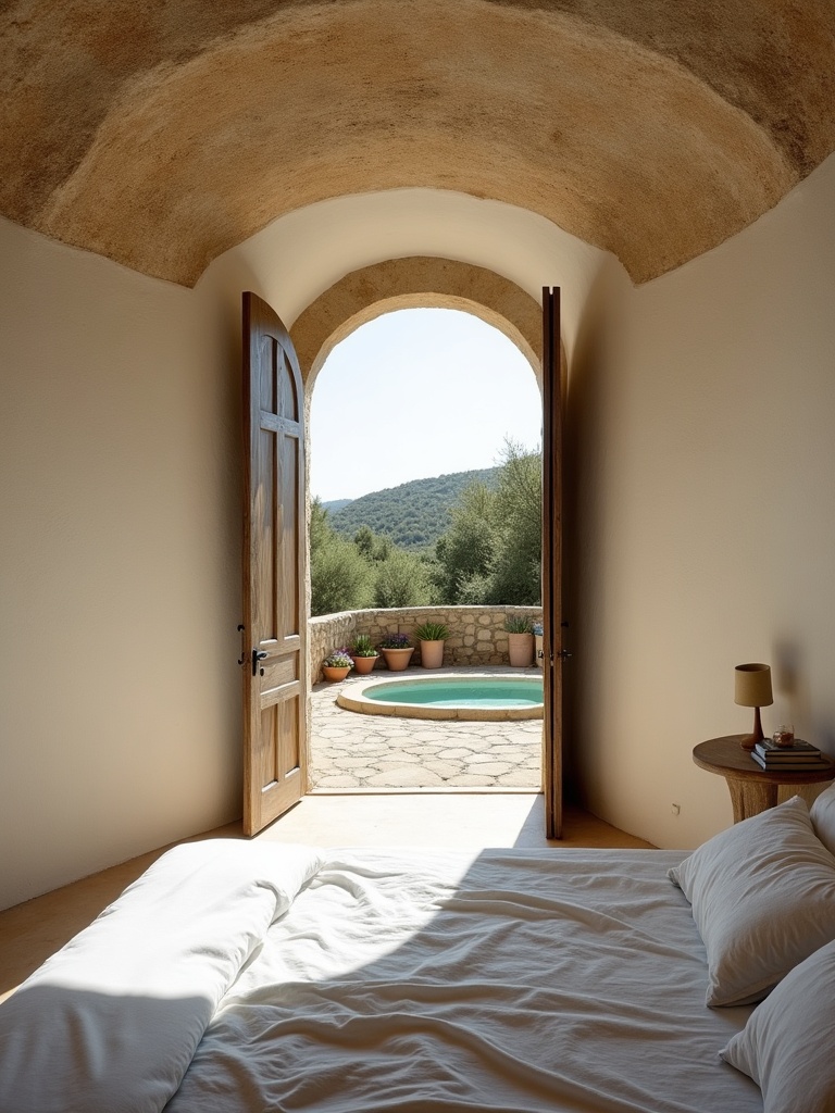 Trullo Luna, trullo convertito con piscina privata nel giardino murato